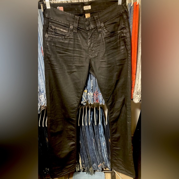 Rare!  🇺🇸 Waxed Ricky Supert T in “BRZD DARK RIDER” True Religion size 30x34. - Picture 4 of 13